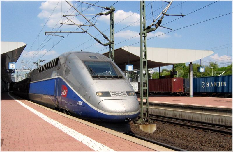 TGV in Kassel Wilhelmshöhe