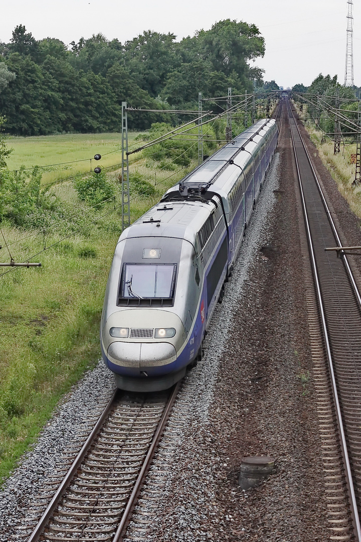 TGV in Richtung Frankfurt-Main
