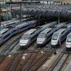 TGV-Treffen im Betriebswerk Sud-Est bei Paris