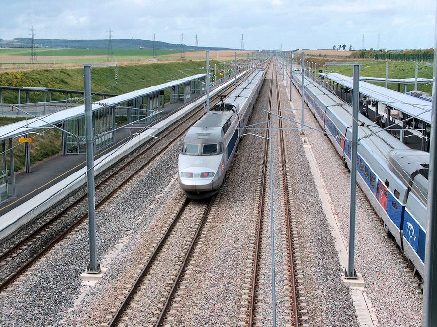 TGV-Verkehr in Champagne-Ardenne