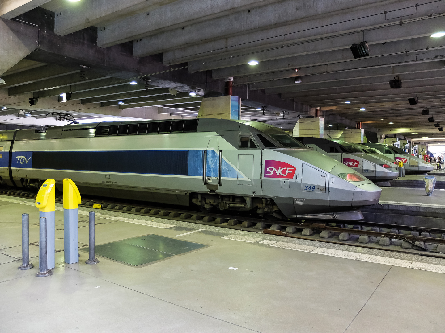 TGVs in Montparnasse