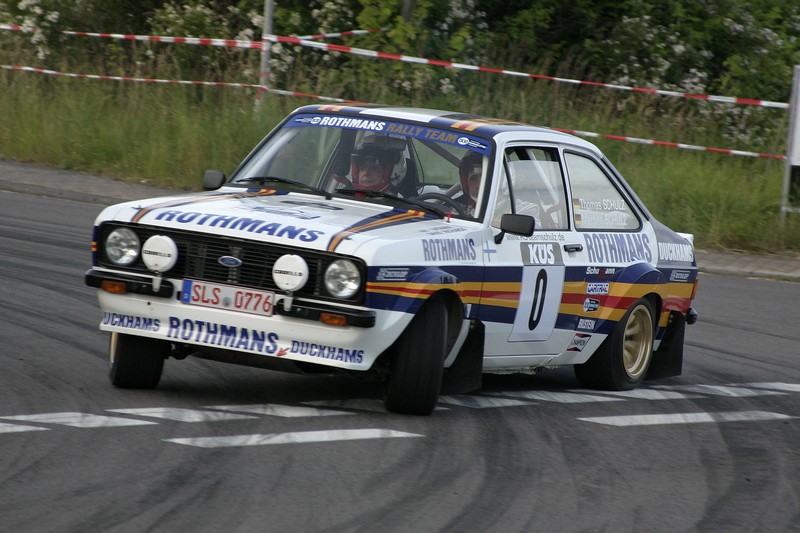 Th. Schulz beim ShakeDown Saarland-Rallye 2005