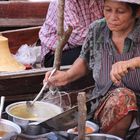Tha Kha Floating market - Kochen auf dem Boot