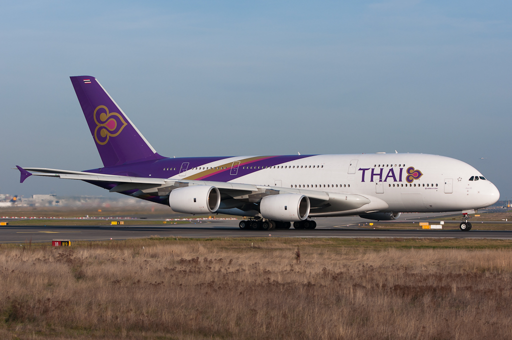Thai A380 HS-TUB on the way to Bangkok