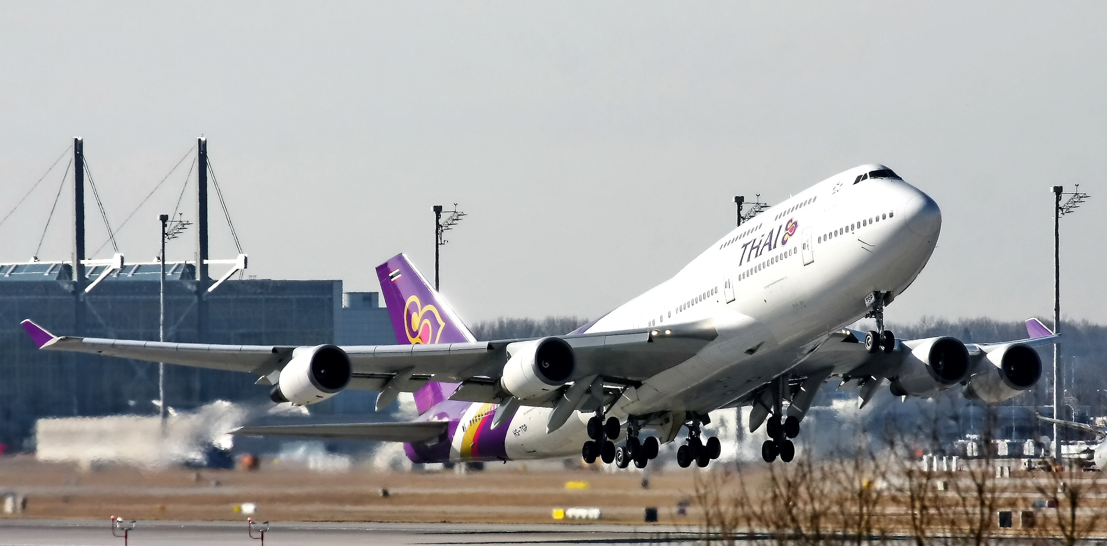 Thai Airways International B747 in MUC