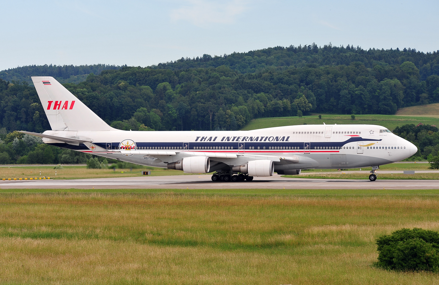 Thai Airways Intl. B747-400 HS-TGP Retro