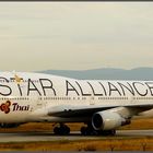 Thai B 747 Star Alliance in FRA