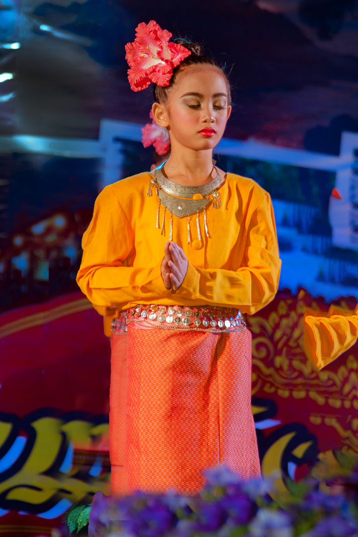 Thai dancer girl in Loei