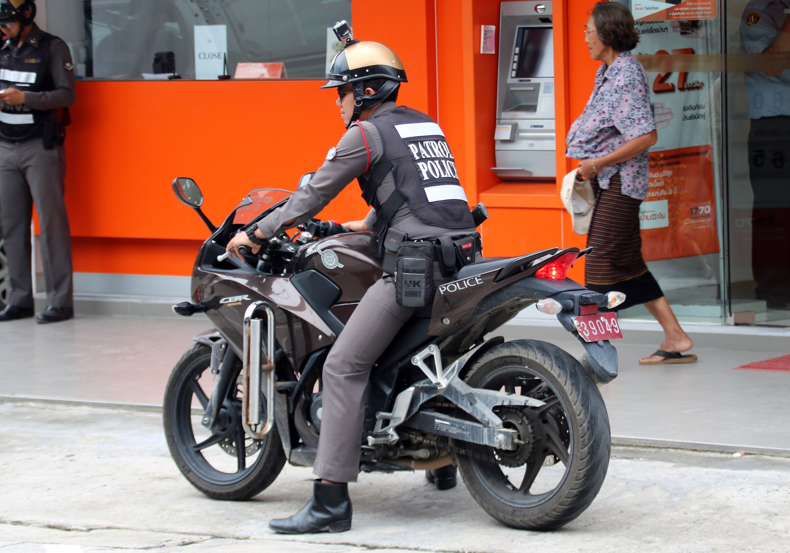 THAI POLICE TRAFFIC PATROL