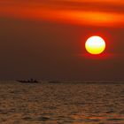 Thai Sunset with Boat 