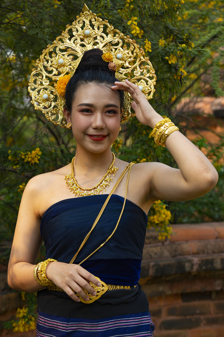 Thai-Tänzerin in Wat Phra Singh