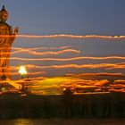 Thailändischer Feiertag Makha Bucha