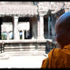 Thailändischer Mönch (Phra Mahan Sinit) in Angkor Wat (Kambodscha)