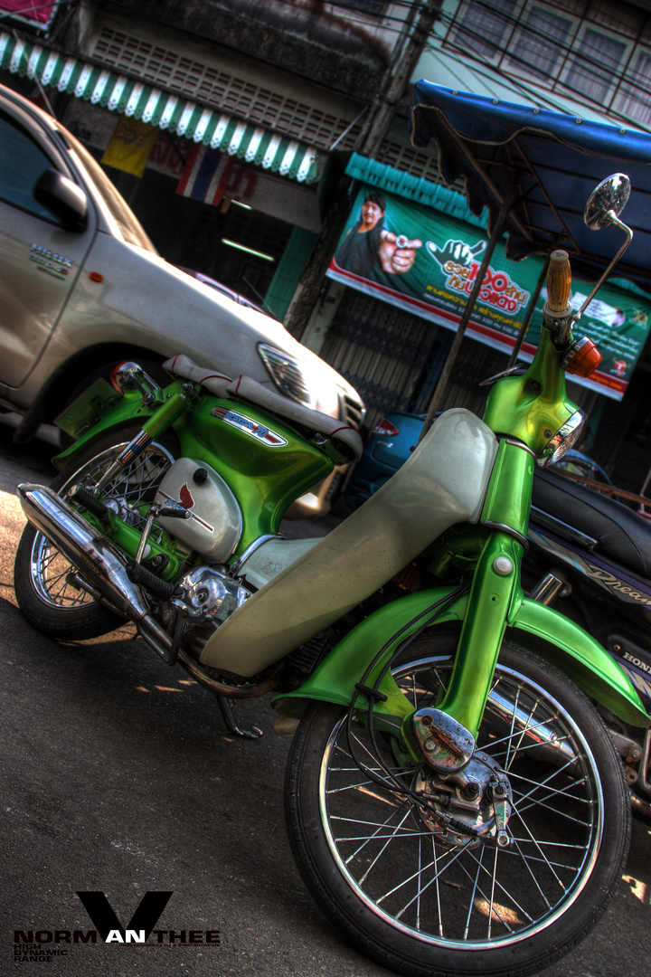 Thailändisches Custombike die 2te HDR