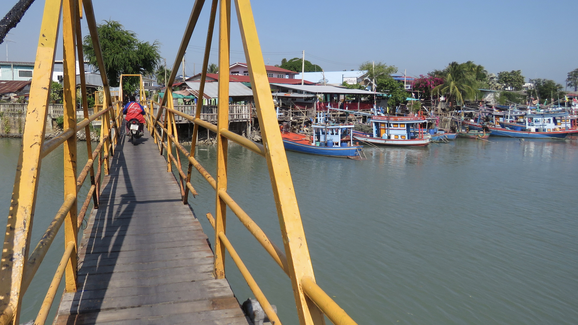 Thailand (2019), Brücke in Cha Am