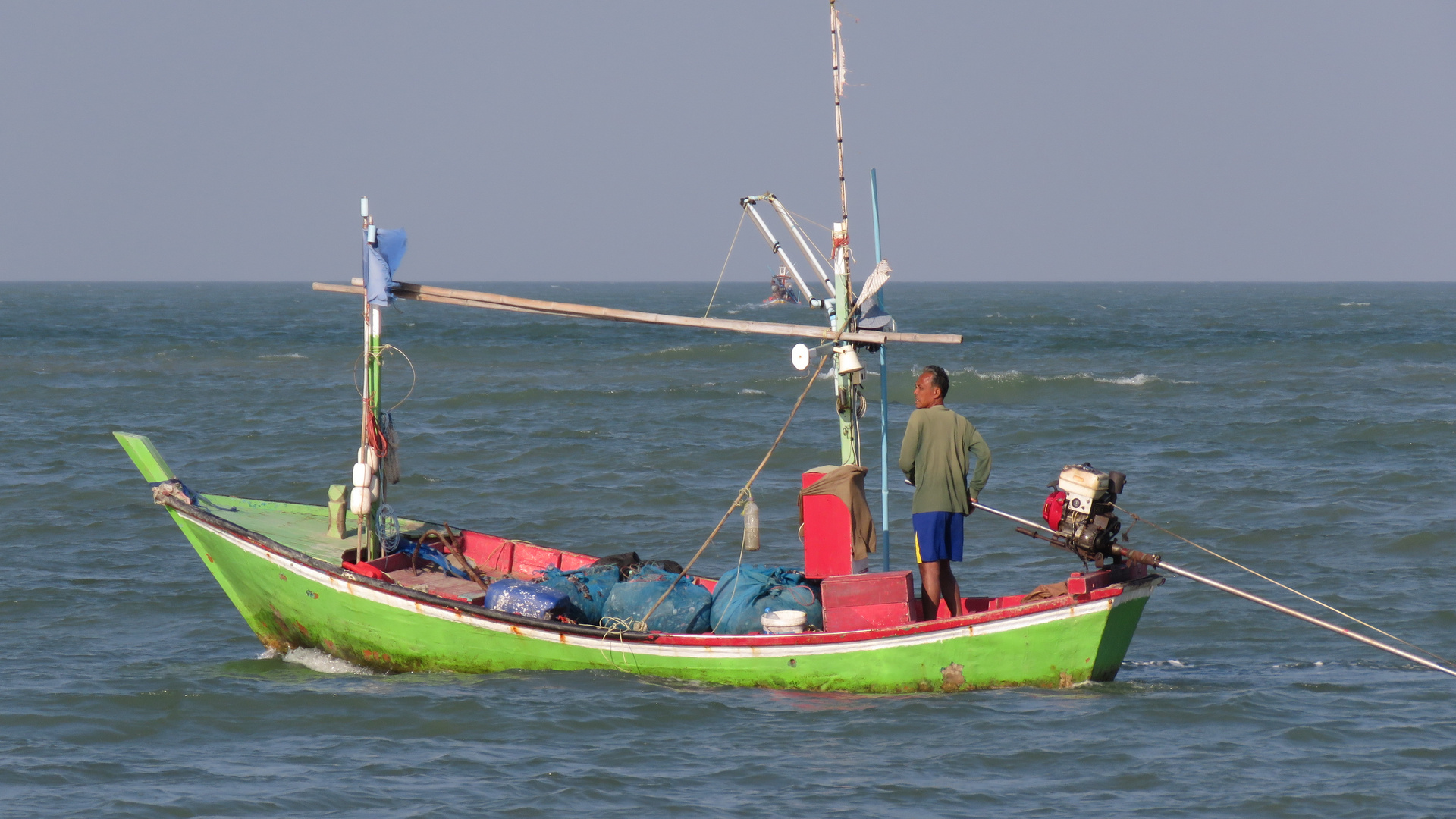 Thailand (2019), Ein Mann und sein Boot