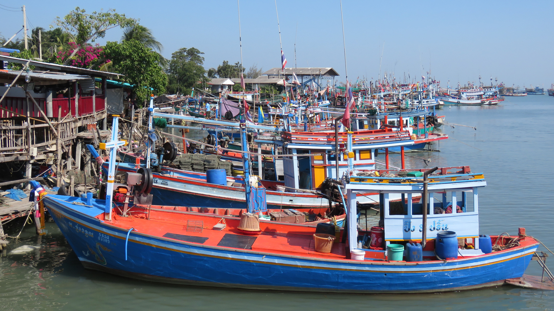 Thailand (2019), Hafen in Cha Am