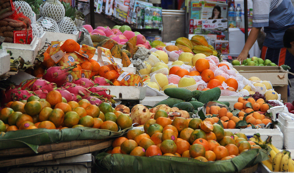 Thailand, Bangkok, Obststand