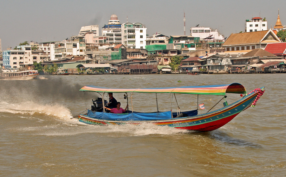 Thailand, Chao Praya - Wassertaxi