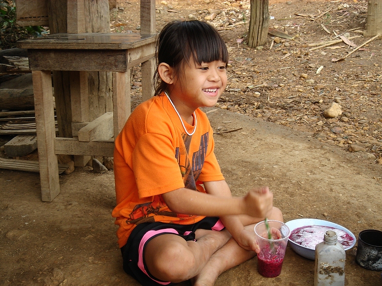 Thailand - Farben mischen macht Spaß