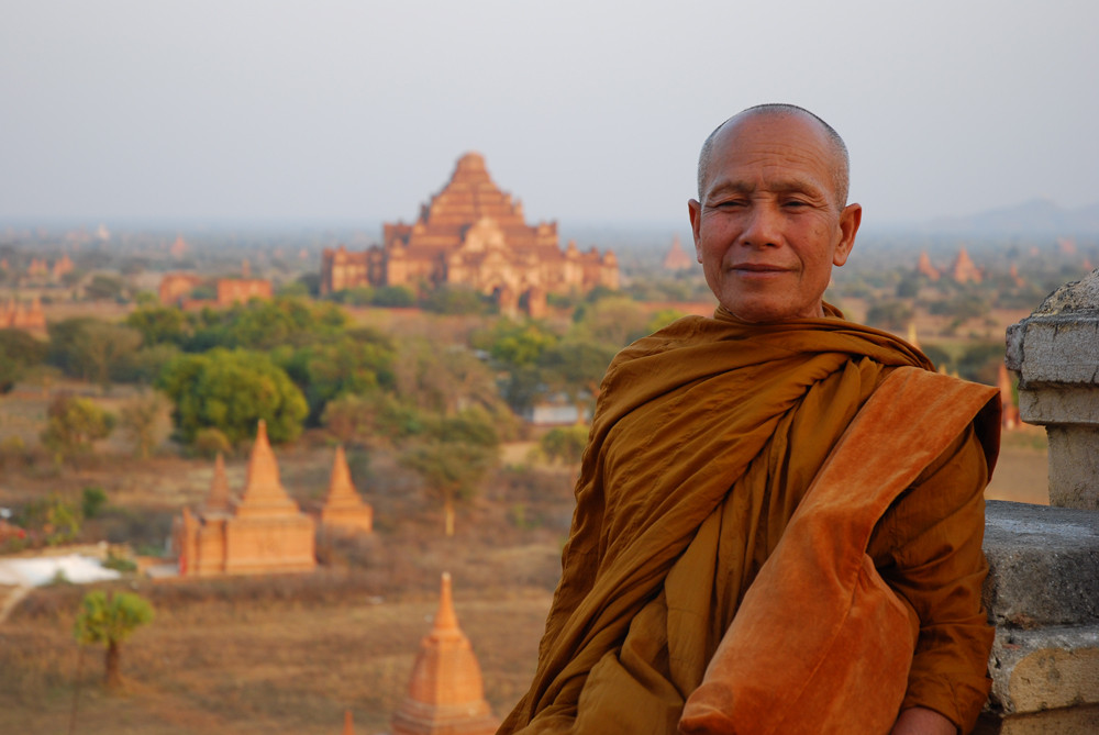 Thailandischer Mönch in Burma