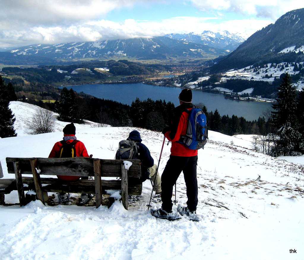 Thaler Höhe, Allgäu - Blick auf den Alpsee bei Immenstadt