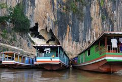 Tham Ting at the Mekong riverside