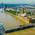 Thames River seen from London Eye
