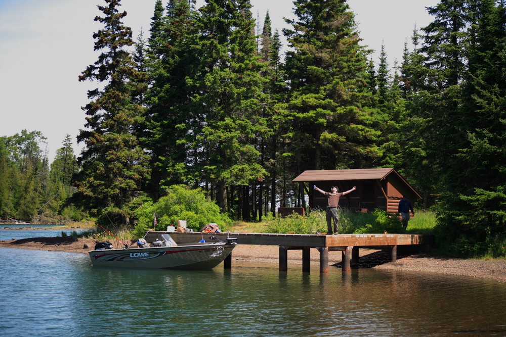 Thank you Lord!!! For Isle Royale National Park - Duncan Bay Narrows dock