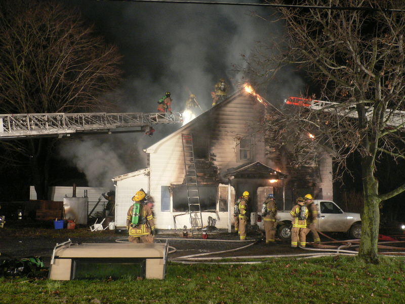 Thanksgiving Night Fire