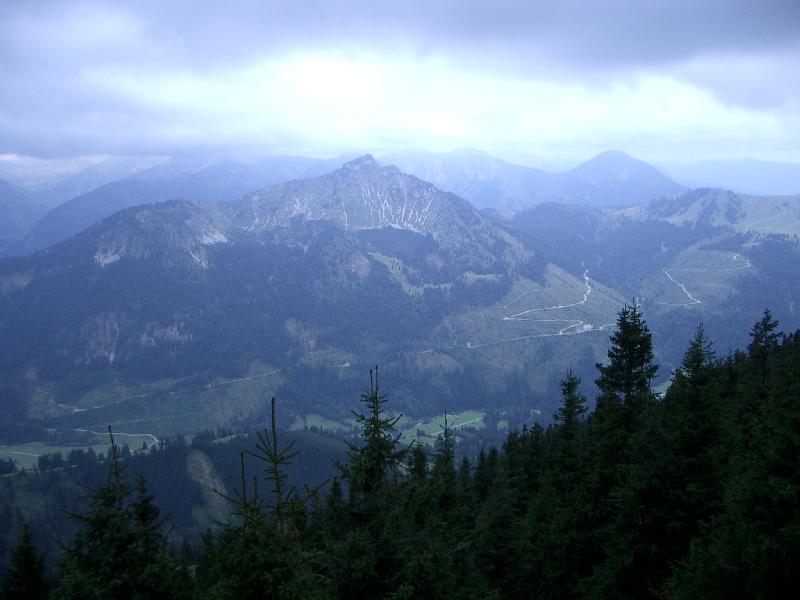 Thannheimer Tal von oben