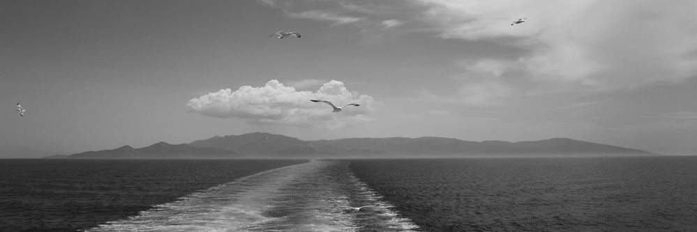 Thassos-Blick zurück