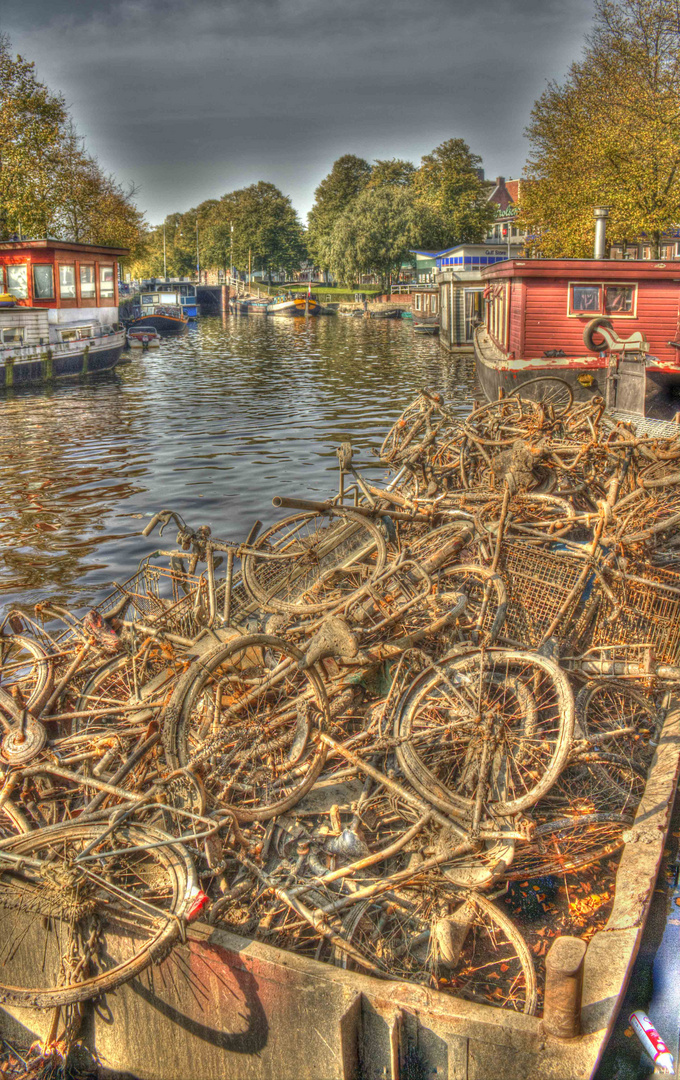 Thats the desteny of the bikes in Holland