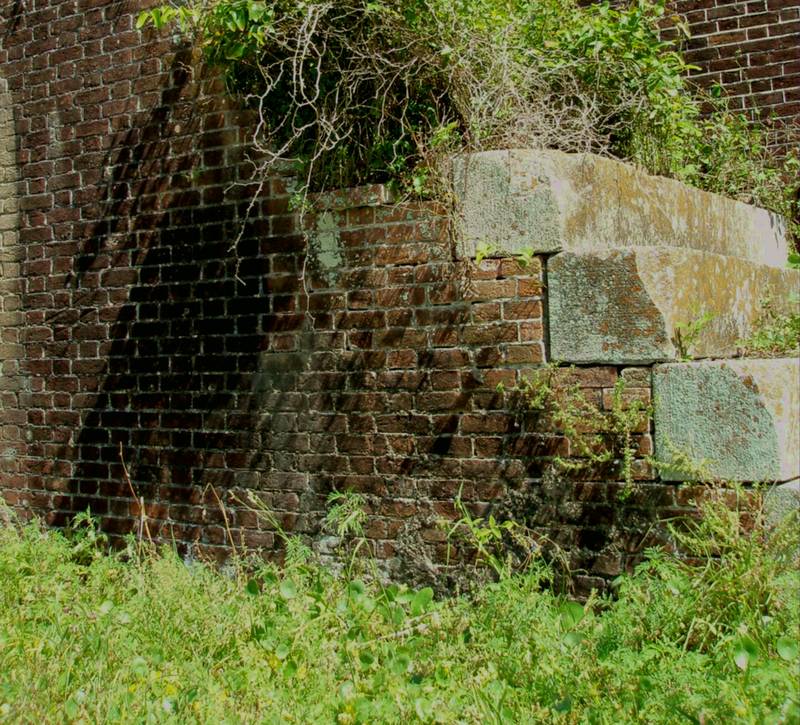 the abandoned steps.