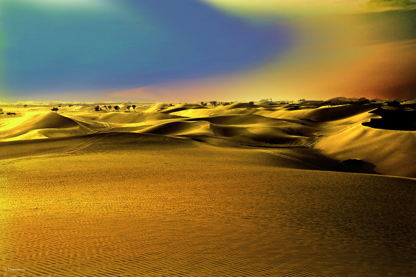 the abu dabi desert