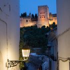 The Alhambra at night