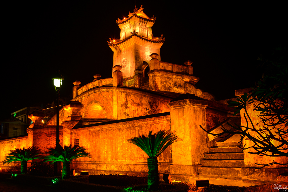 The ancient gate in Quang Binh, Vietnam