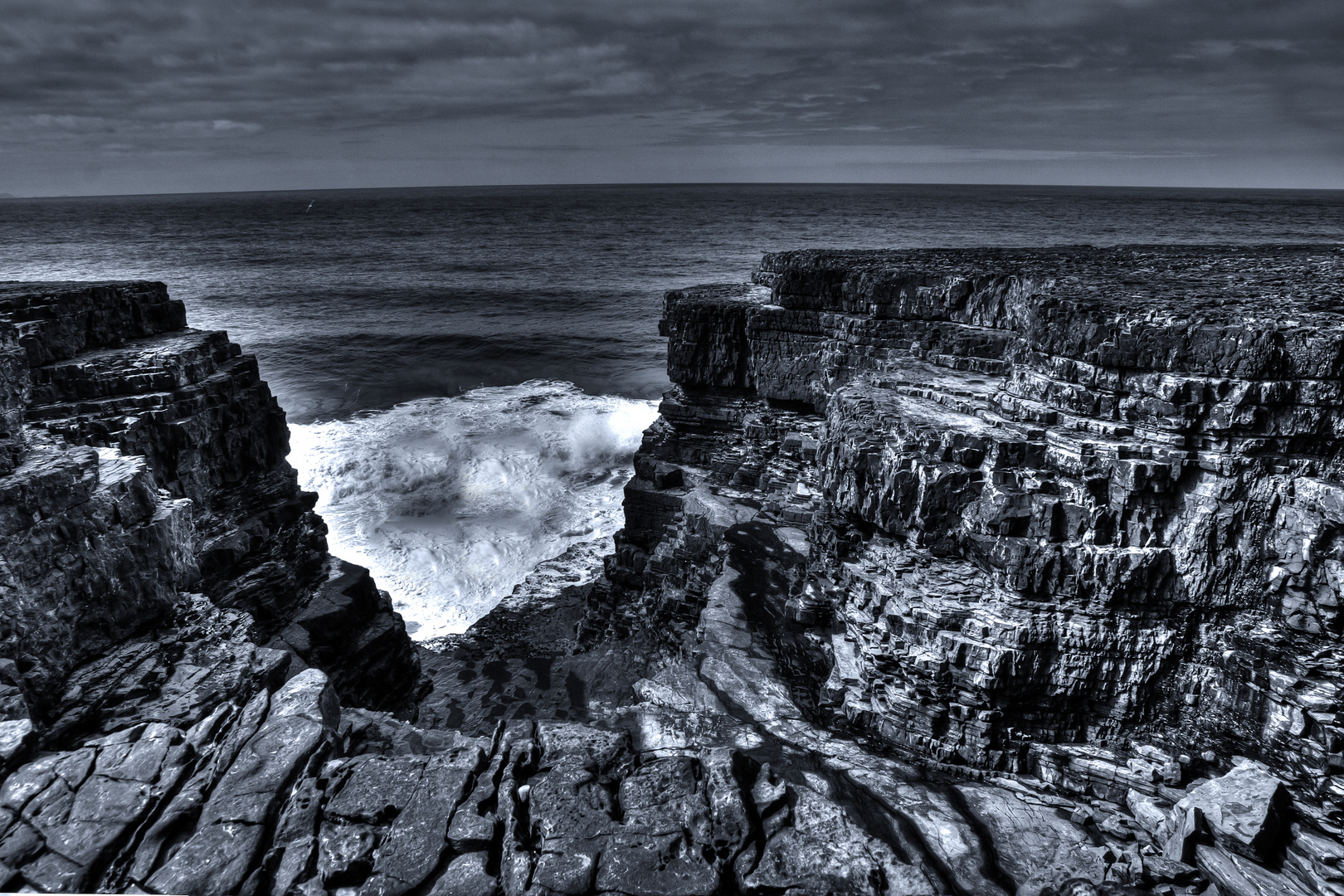 The Atlantic Breaks The Coast