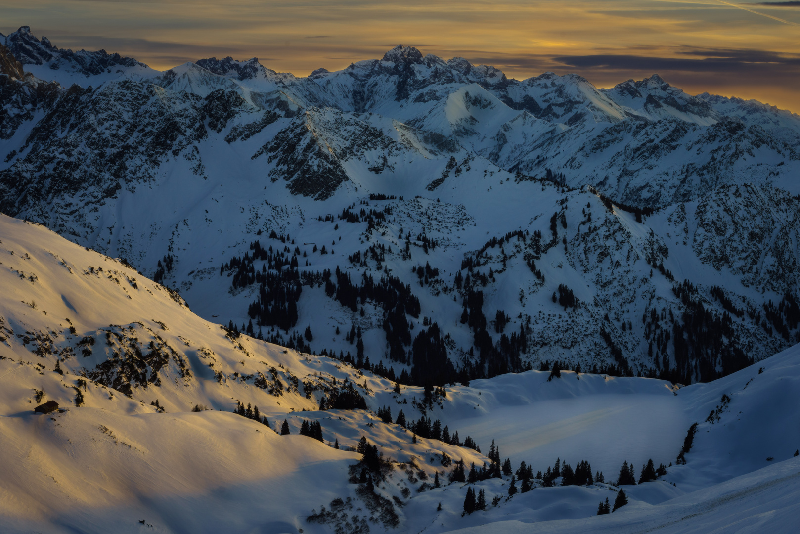 The awesome seealpsee in Oberstdorf