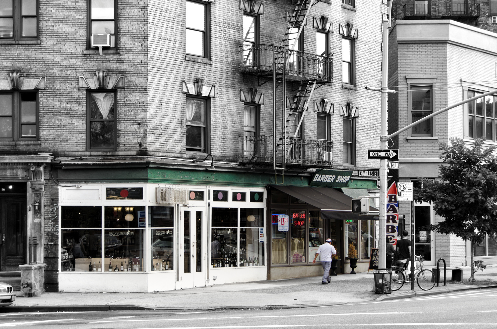 ... the barber shop ...