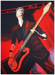 the bass player