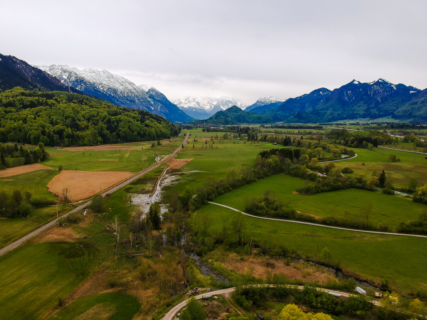 The Bavarian mountains