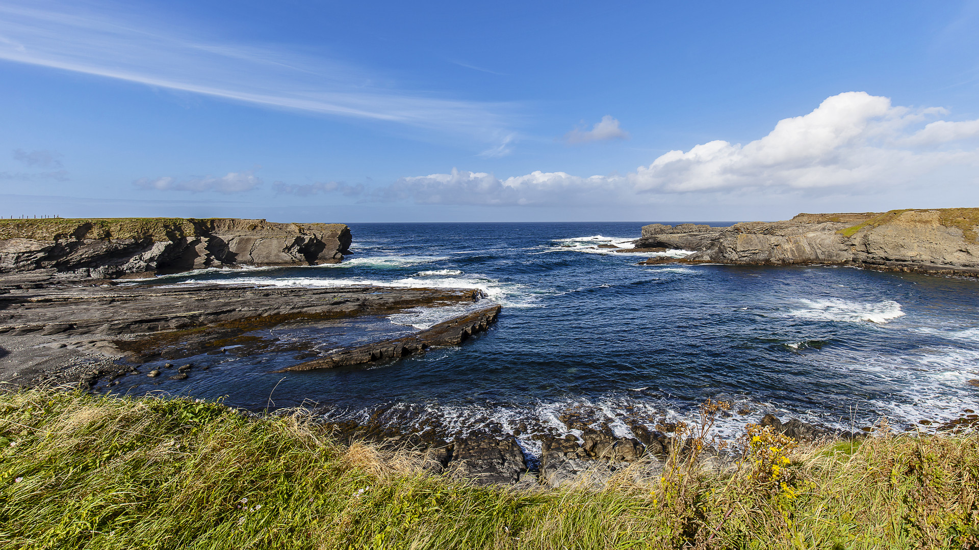 The bay at the Bridges of Ross