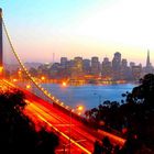 The Bay Bridge (hwy 80) Leading to San Francisco