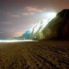 The beach at night