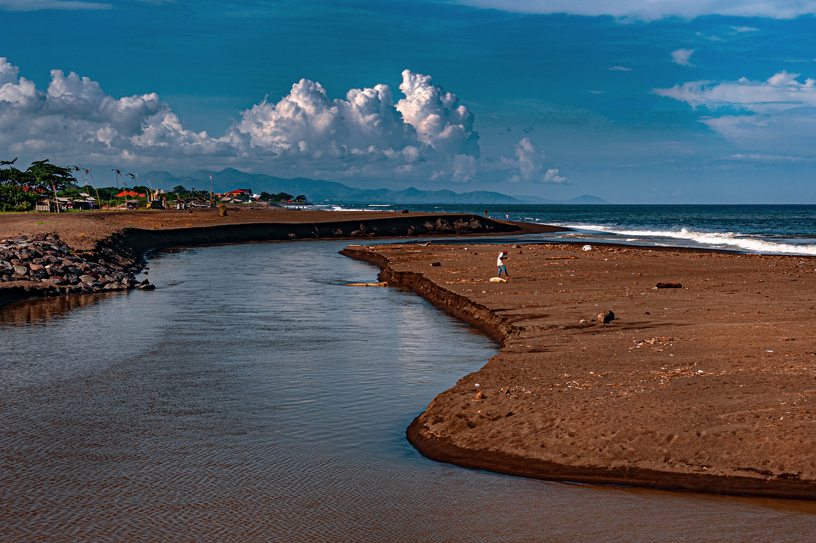 The beach by Padang Galak