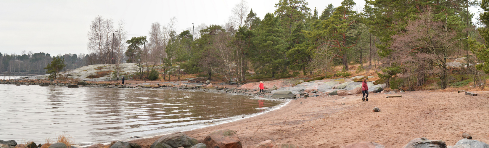 The beach of Mustikkamaa