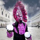 The beautiful masks in the Venice carnival