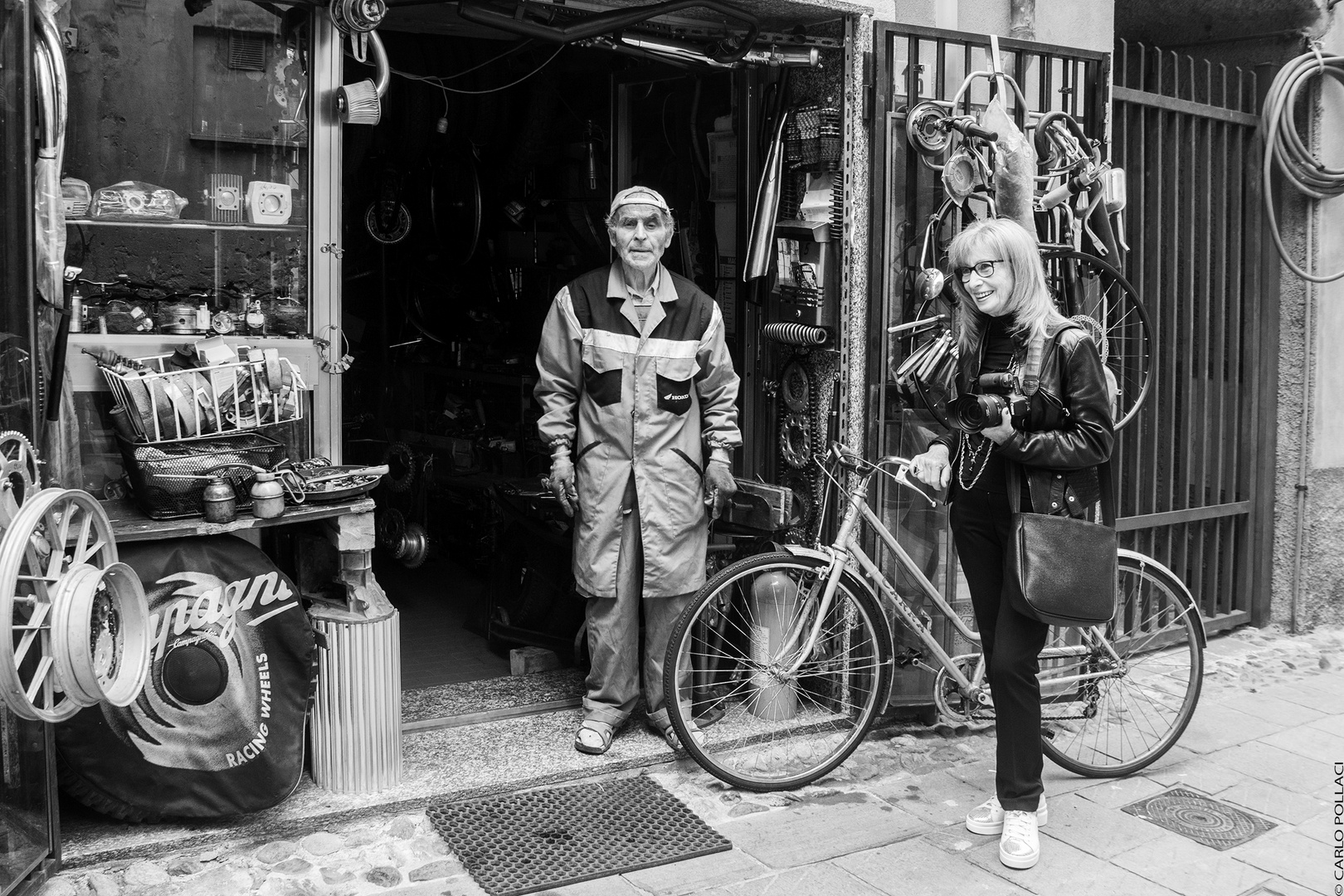 The bicycle repairer.