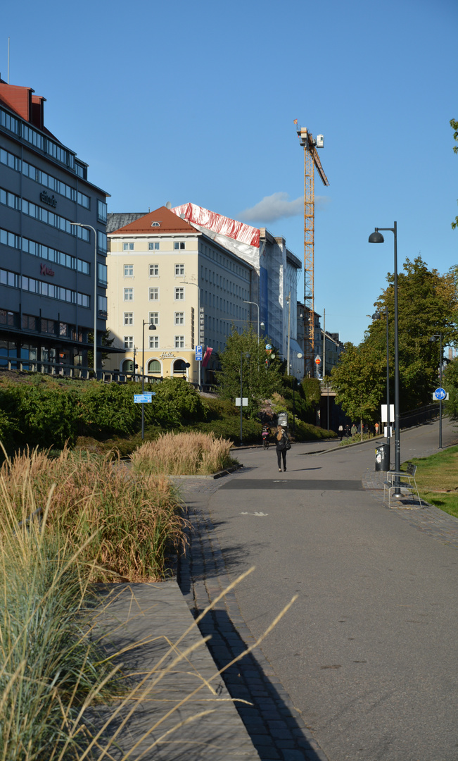 The bicycle way on Helsinki 2